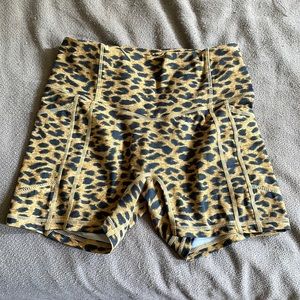 Cheetah print Till you Collapse shorts
